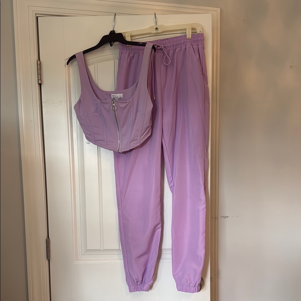 Lavender Women's Pants Set